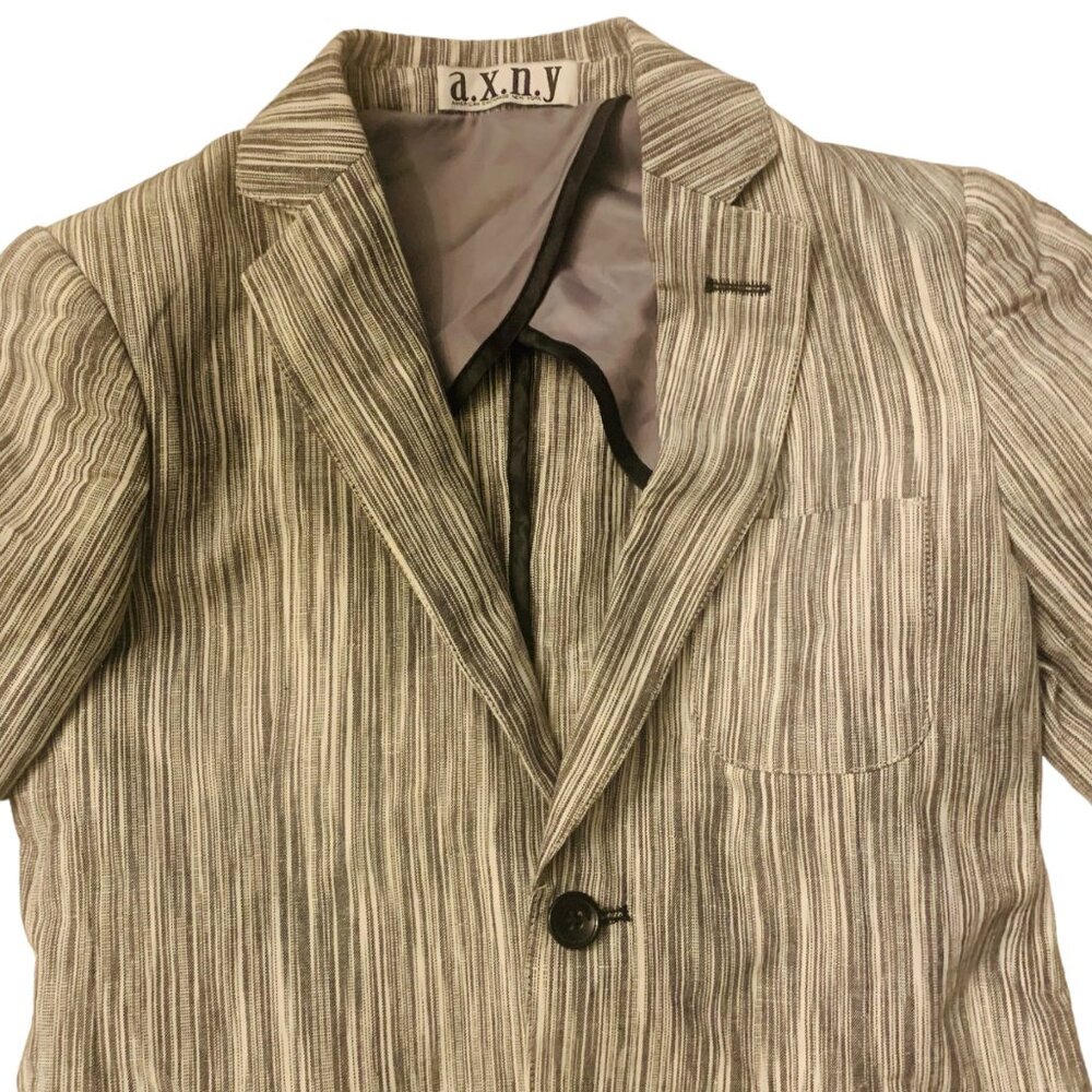 A.X.N.Y Sz 7 Gray Blazer Suit Jacket Gray - Picture 2 of 3